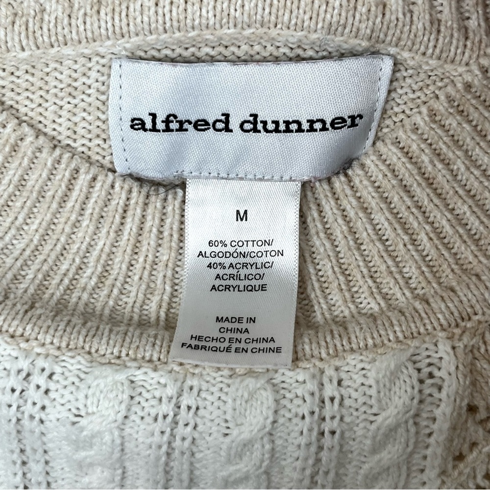 Neutral Colorblock Patchwork Knit Cottagecore Gra… - image 6